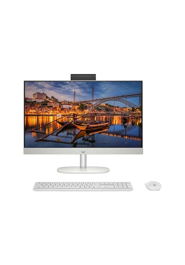 HP 24-CR0011NT 80N40EA002 R7-7730U 32 GB 512 GB SSD 23.8" Free Dos AIO Masaüstü Bilgisayar