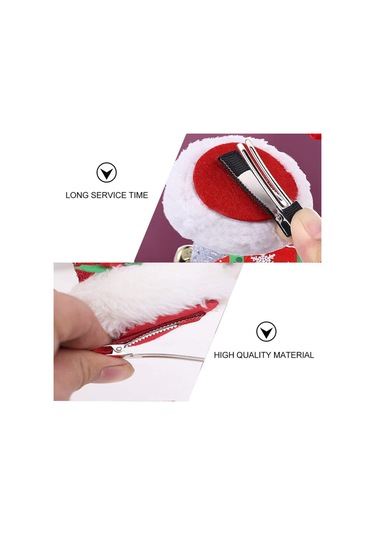 Neşeli Noel Fiyonkları, Şenlikli Günler İçin Mükemmel Narin Saç Aksesuarları, Şenlikli Bir Atmosfer Katın Çok  Renkli