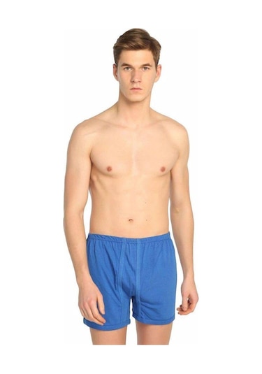 Seher Yıldızı Erkek Renkli Paçalı Boxer Don - 6 Adet