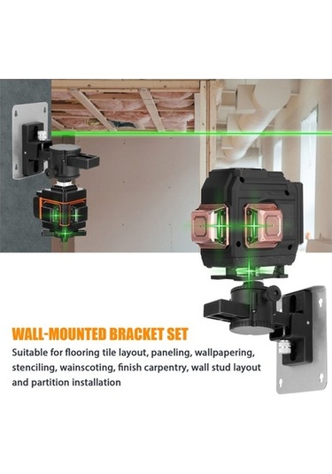 Pazly Ve Ve Seti, Pratik Plaka Montaj Kullanışlı, İnce Duvar Dönebilen Derece Demir Braketi Ayarlı. 360 Mg