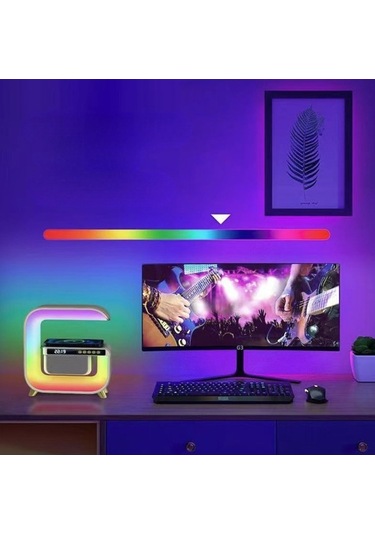 Novahub Kablosuz Müzik İstasyonu Ve Aydınlatma, Alarm Ve Zaman Göstergesi, Şarj Lambası