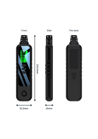 Kosona Ev Ve Restoranlar İçin Beyaz Gaz Sızıntı Tespit Cihazı, Ses Ve Işık Alarmı, Lcd Ekranlı, Hassas Algılama - Hd06 Pil Hariç