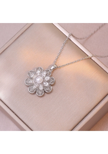 Bayan Kolye: Moda Estetiği Titanyum Çelik Kolye No.183 Çok REnkli