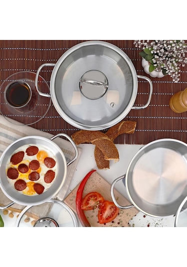 Serenk Definition 6 Parça Çelik Sahan