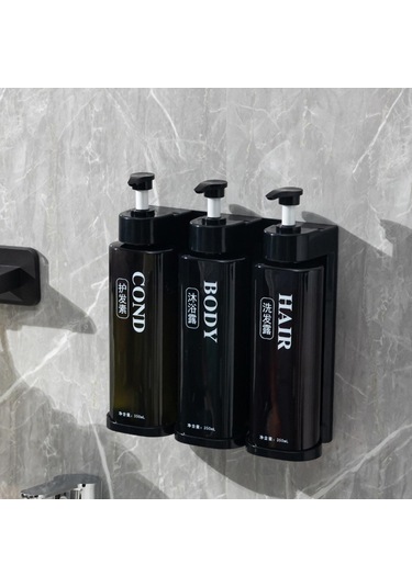 Suntek Magideal Doldurulabilir Pompa Şişesi 3 Kafa Koyu Kahverengi