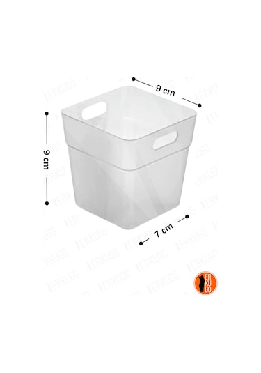 Erkugo Buzdolabı Kapak İçi Düzenleyici Organizer Kutu 6'lı Set