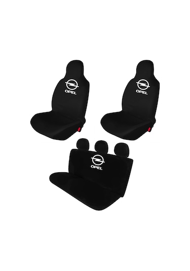 Opel Otomobil Koltuk Kılıfı Koruyucu Penye Servis Kılıfı Siyah