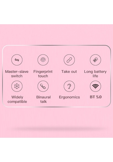 Skycity Y113 Tws Kablosuz Kulaklık: Su Geçirmez, Nois Cancelling, Mikrofonlu, Uzun Pil Ömrü, Ergonomik In-ear Spor Kulaklık Beyaz