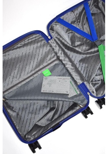 Benetton Büyük Boy %100 Polipropilen Valiz Mavi Bnt1000 Mavi