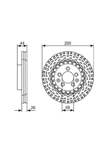 Nissan X-Trail 1.6Dci 2014-2020 Bosch Ön Disk 2 Adet
