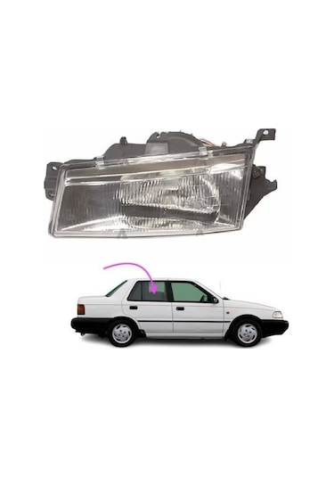 Hyundai Excel 1992-1194 Far Lambası Ön Far Sol