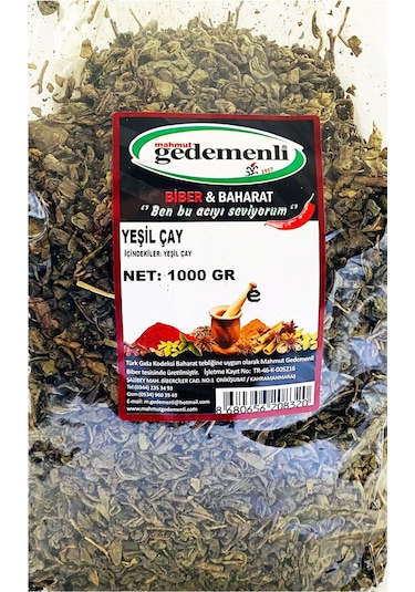 Mahmut Gedemenli Yeşil Çay 1 KG