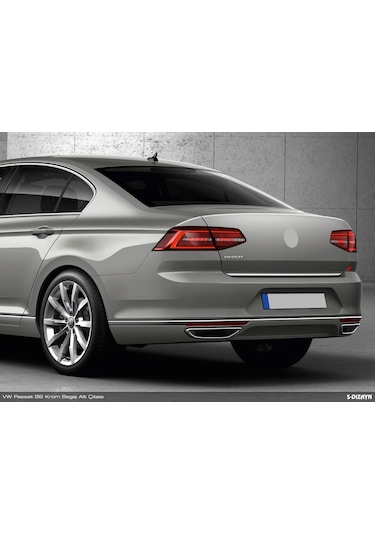 S-Dizayn Vw Passat B8 Krom Bagaj Alt Çıtası 2015 Üzeri N11.4912