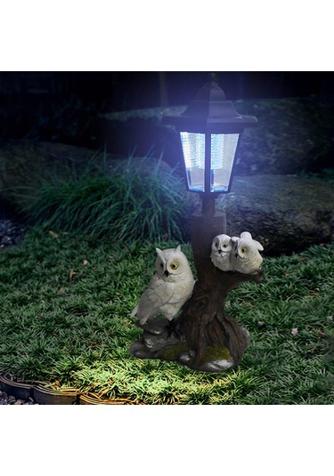 Homyl Güneş Bahçe Heykeli Işık, Heykelcik Gece Lambası Çok Renkli