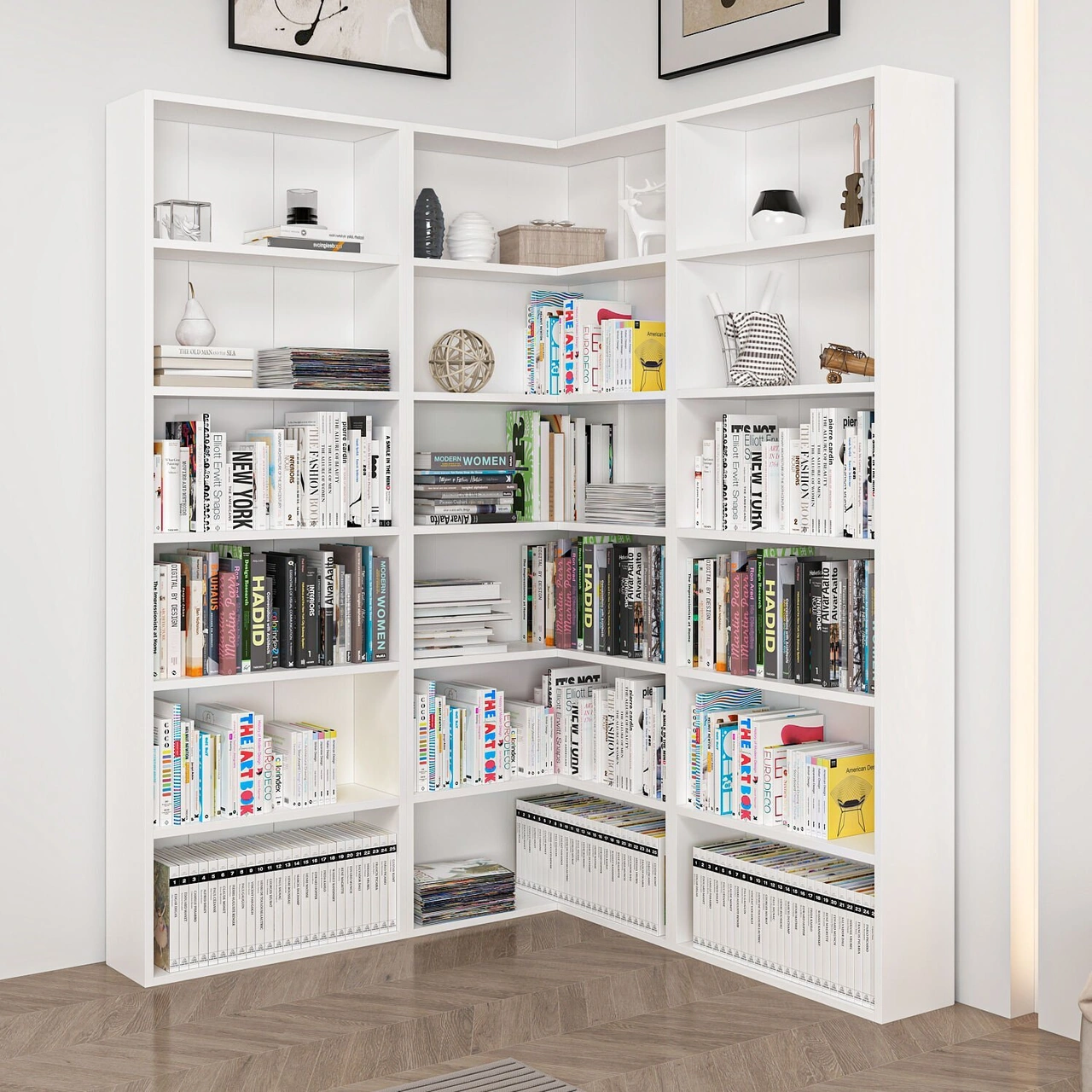 Adel Köşe Set 5 - Beyaz Beyaz