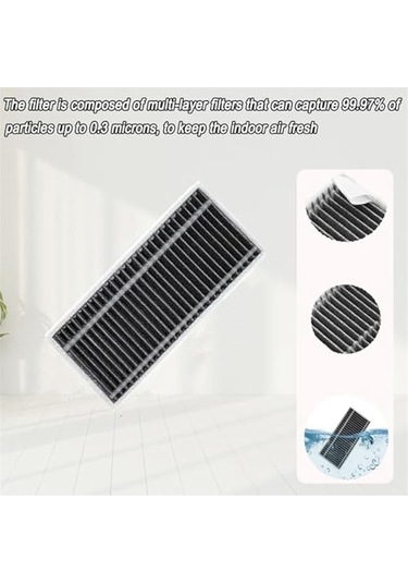 Ecovacs Deebot X8 Pro Omni Robot Süpürge İçin 1 Ana Fırça, 2 Silindir Paspas Pedi, 4 Hepa Filtre, 6 Toz Torbası, 6 Yan Fırça