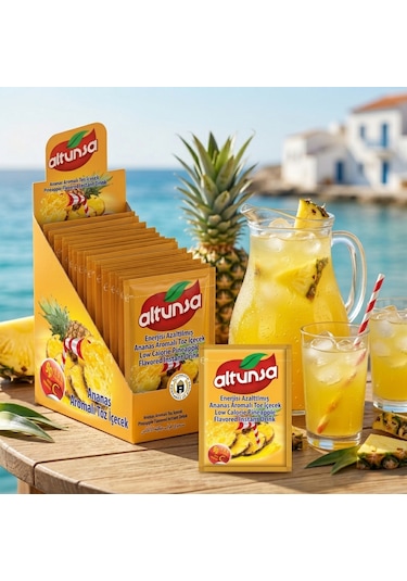 Altunsa Ananas Aromalı Toz İçecek 24 x 9 G