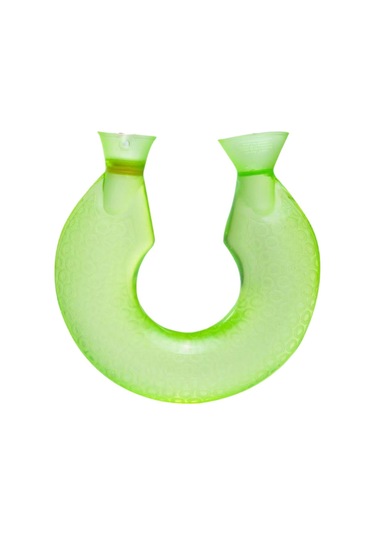 Homyl Boyun Sıcak Su Torbası Kokusuz Kalın Taşınabilir Yeşil