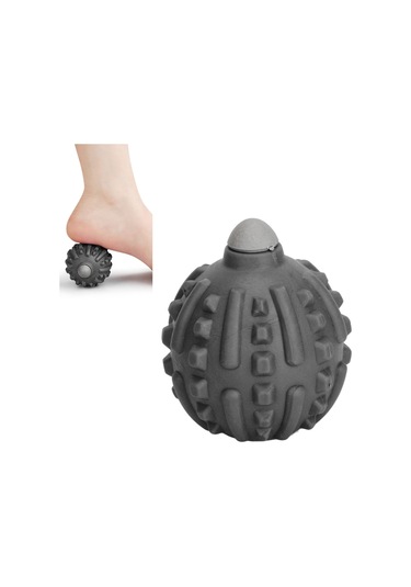 Moveevo Elektrikli Fasyalı Masaj Topu, 2 Vibration Ayarı Ve Değiştirilebilir Uçlar, Derin Kas Gelişimi Ve Ağrı Alleviation İçin, Fitness Ve Yoga İçin Siyah Pil Yok Siyah Elektrikli