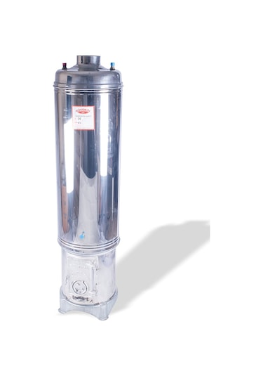 Paslanmaz Termosifon basınçlı Katı Yakıt ALT Sobası  çapı: 37 cm