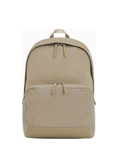 Lojel Semo Backpack Deri Detaylı 18l Günlük Ve Iş Sırt Çantası Bej 2