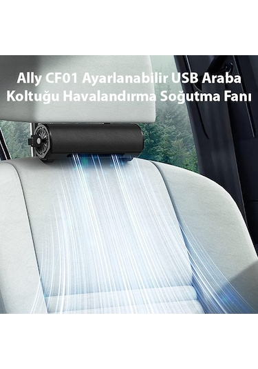 Ally Cf01 Ayarlanabilir Usb Araba Koltuğu Havalandırma Soğutma F