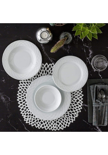 Güral 24 Parça Alfa Yemek Seti