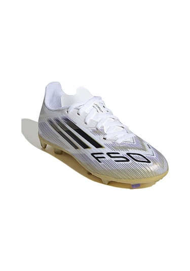 Adidas F50 League Fg/mg J Çocuk Çoklu Çim Zemin Kramponu Jh7745 Beyaz Beyaz