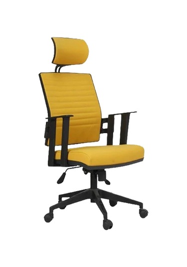 Koltukstilim Sunny Deri Çalışma Koltuğu Sarı