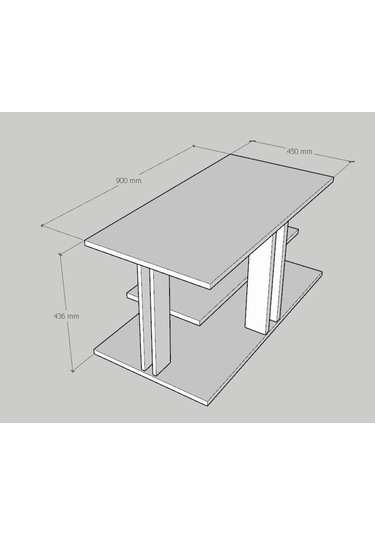 Emkawood Kaem Maxi Orta Sehpa