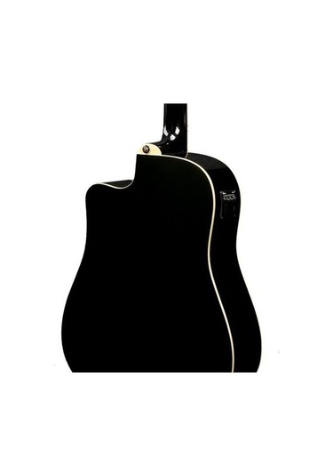 Ibanez Pf15Ece-Bk Elektro Akustik Gitar Kılıf + Askı + Jak + Pena