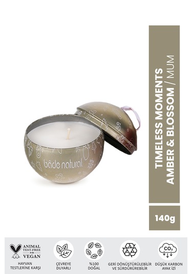 Bade Natural Timeless Moments Amber&blossom Soya Mumu 140 Gr