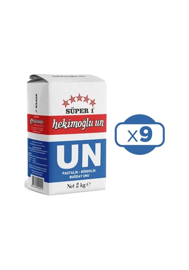 Hekimoğlu Un 9 x 2 KG