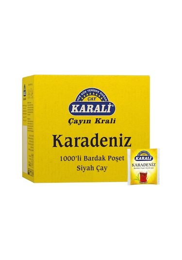Karali Karadeniz Bardak Poşet Siyah Çay 1000 x 1.5 G