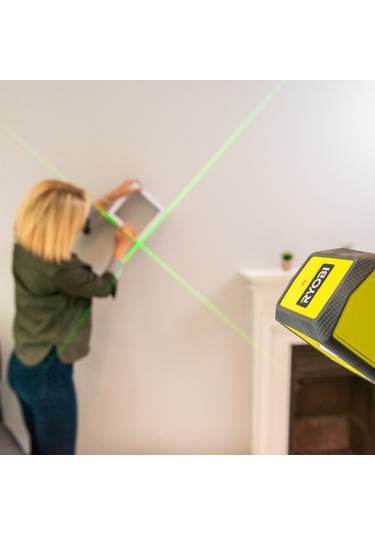 Ryobi RBCLLG1 Yeşil Çarpraz Çizgi Lazeri 15M - 5133004864