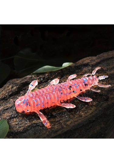 Fochsia Siyah Sunmile 10 Adet Levrek Yemleri 1.77 İnç Silikon Sulu Solucan Tatlı Ve Tuzlu Su Balıkçılığı İçin Dayanıklı Yumuşak Yem