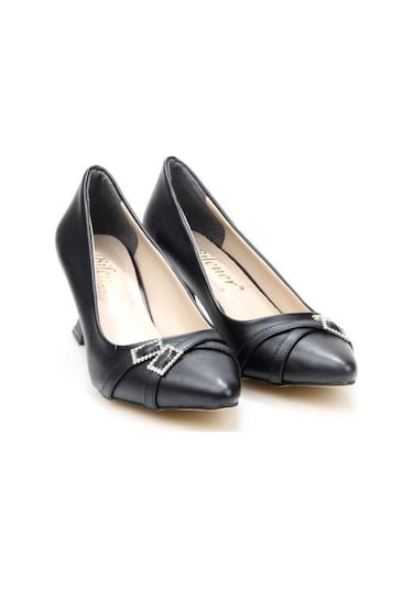 Papuçcity Blnr 03167 6 Cm Topuklu Kadın Stiletto Ayakkabı siyah