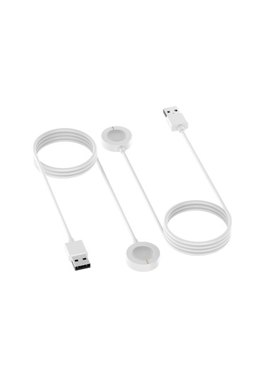 Kosona Fossil Gen 4 Ve Gen 5 Akıllı Saatler İçin 1m Beyaz Manyetik Evrensel Şarj Kablosu