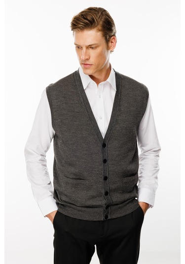 Erkek Cepli Yelek K.füme K.füme