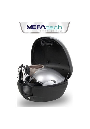 Mefatech Mf33 Motosiklet Çantası 33 Lt. Motosiklet Arka Çanta Siyah N11.195