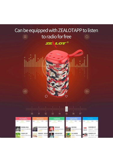 Teltree S35 Su Geçirmez Bluetooth Hoparlör - 5wx2 Güç, 1500mah Batarya, Fm Radyo, Kart Desteği, Taşınabilir Askı - Deniz Kamoşu