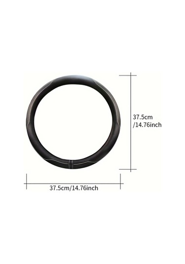 Chuangyinshop For Toyota Uyumlu 803 Black And Red Pu Deri Direksiyon Kılıfı Anti Kaygan Nefes Alabilir Spor Tasarım 803-siyah Ve Kırmızı