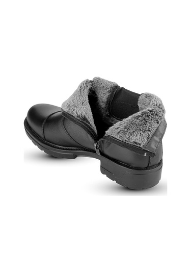 Budaks İçi Kürklü Hakiki Deri Kışlık Erkek Bot 225 Siyah