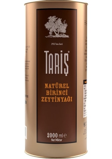 Tariş Naturel Birinci Zeytinyağı Teneke 2 L