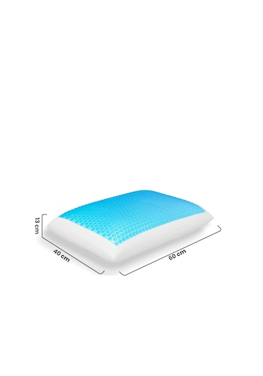 Varol Zenya Serinletici Jelli Visco Yastık 60x40x13 Beyaz