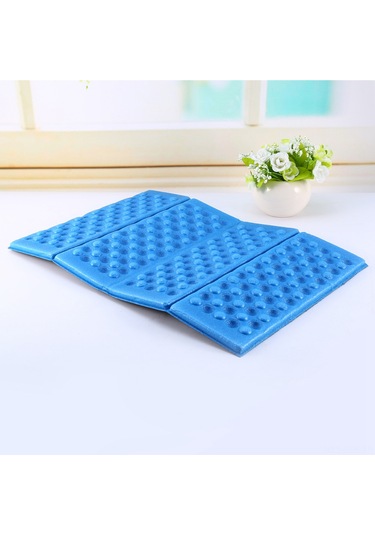 Xindoker Dışarıda Kullanalabilir Katlanabilir Eva Köpük Yastık - Su Geçirmez, Hafif, Taşınabilir - Mavi+siyah