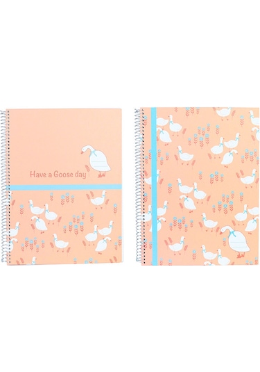 Ancor B'log Goose A4 Spiralli Kareli Defter 111514