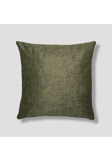 Sezyon Liza Desenli 50 50 Yeşil Kırlent Kılıfı Yeşil