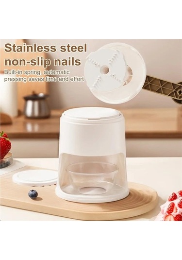 Wondernest Paslanmaz Manuel Makine Kırıcı Jialan Çelik Buz Buz Bıçaklar Beyaz Qz Beyaz