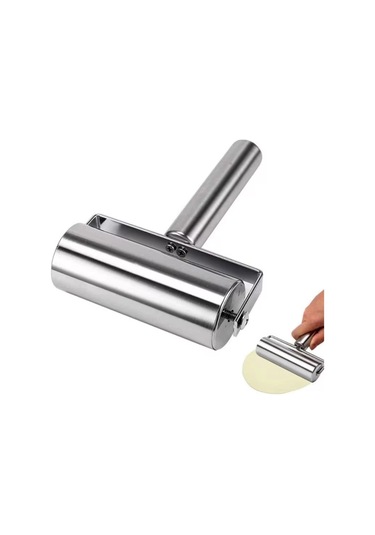 Metal Hamur Açma Rulosu Metalik Gri